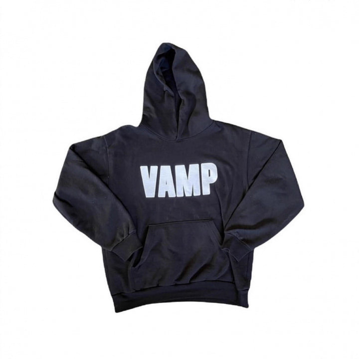Unisex nan Kapuzensweatshirt mit Used-Frontdruck und Kängurutasche Echo Archiv