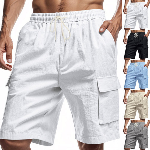 Herren Cargo-Shorts mit praktischen Seitentaschen und verstellbarem Kordelzug Echoarchiv