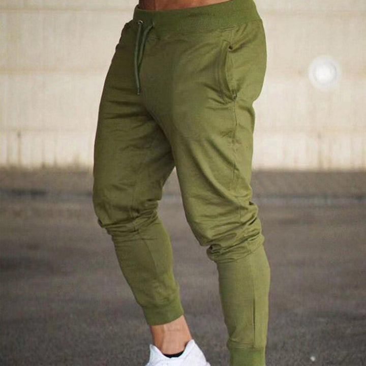 Herren bequeme Sport-Jogginghose mit hohem Bund und Taschen Echoarchiv