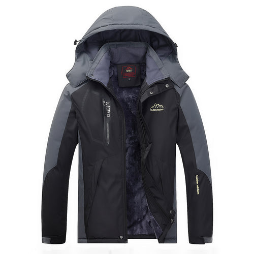 Herren Wasser- und winddichte Outdoorjacke mit wärmender Fleece-Innenlage und abnehmbarer Kapuze Echo Archiv