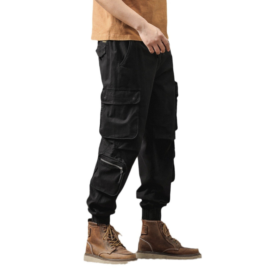 Herren Cargo-Hose mit multifunktionalen Taschen und elastischem Bund Echoarchiv 1758210560
