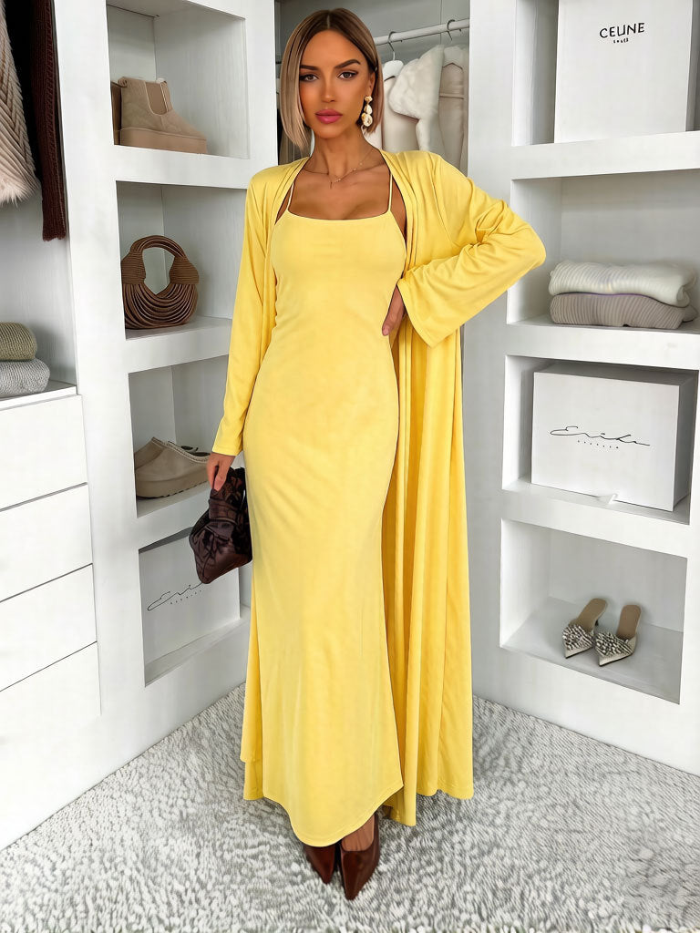 Damen Langes Maxikleid mit umschmeichelndem Schnitt Echo Archiv
