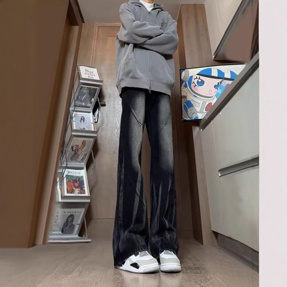Herren lässige baggy Jeans im used Look Echoarchiv