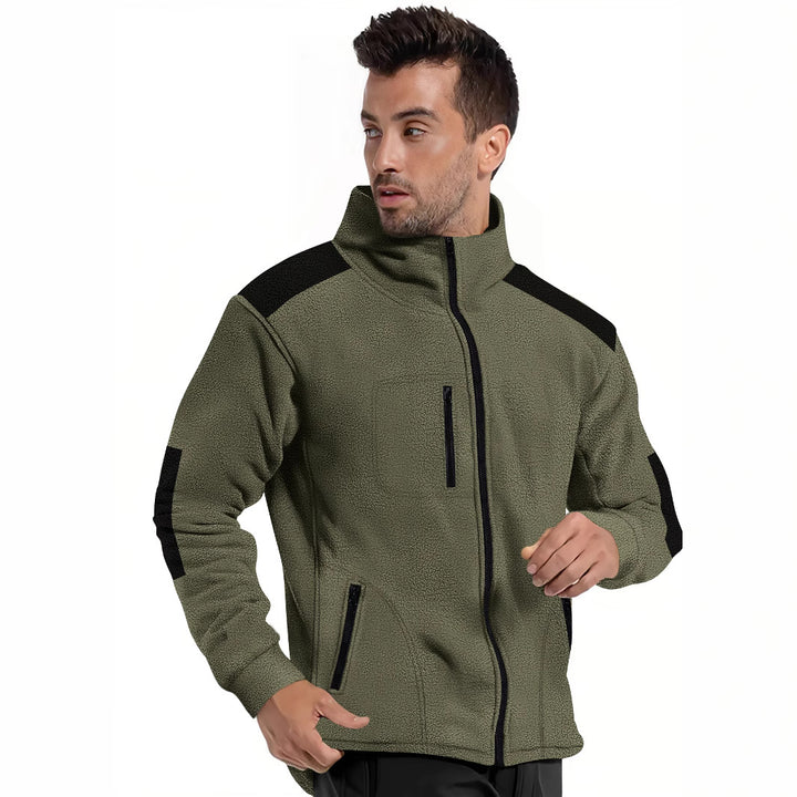 Herren Fleecejacke mit praktischen Reißverschlusstaschen Echoarchiv