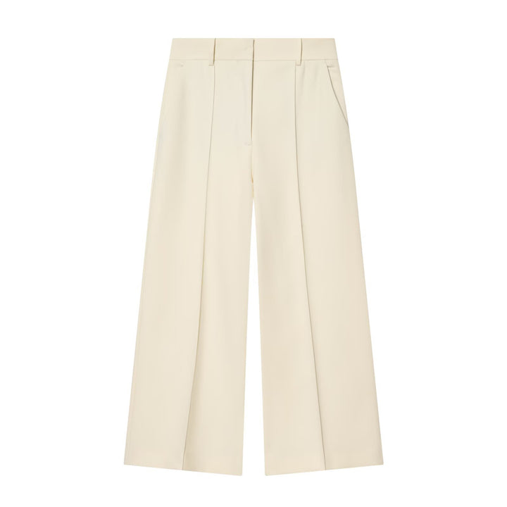 Damen Zweiteiliges Anzugs-Set mit Oversize-Longblazer und High-Waist Bundfaltenhose Echo Archiv