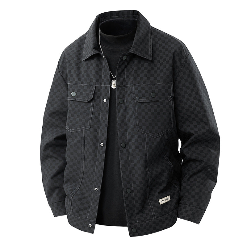 Herren Modische Checks-Jacke – Taviero