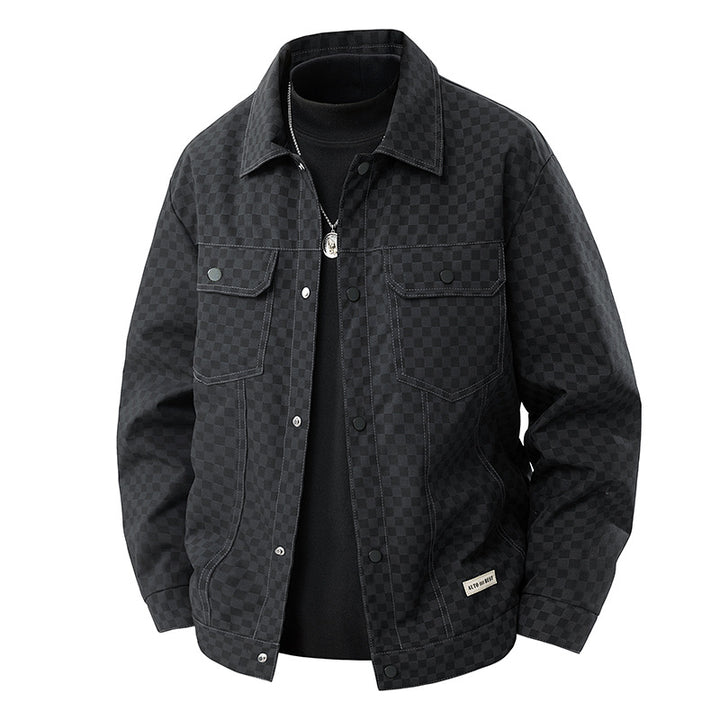 Herren Modische Checks-Jacke – Taviero