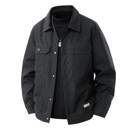 Herren Modische Checks-Jacke – Taviero