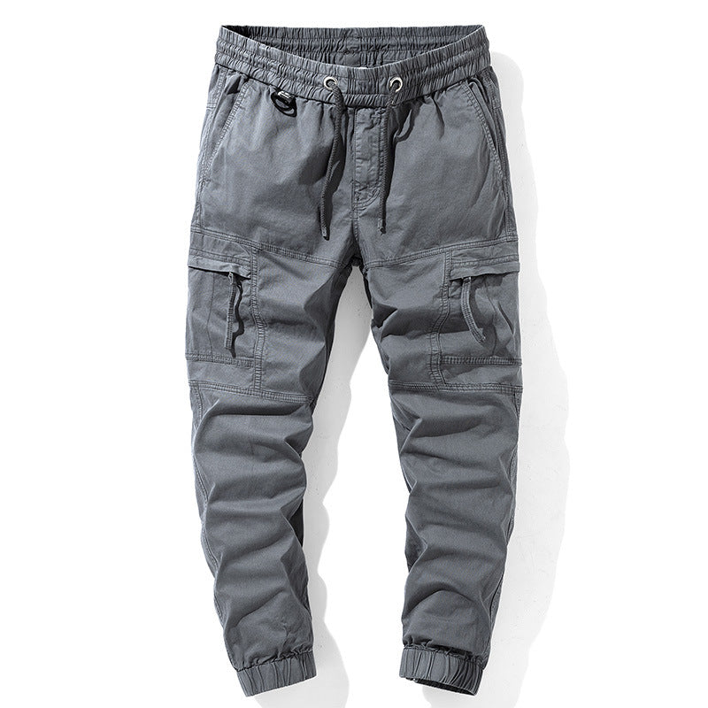 Herren Urbaner Tactical-Cargo-Jogger mit ergonomischen Kniefalten, integrierter Schlüsselöse und elastischem Knöchelabschluss Echo Archiv