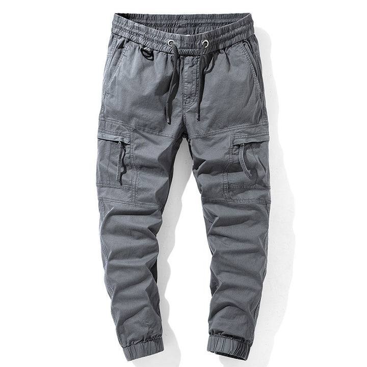 Herren Urbaner Tactical-Cargo-Jogger mit ergonomischen Kniefalten, integrierter Schlüsselöse und elastischem Knöchelabschluss Echo Archiv