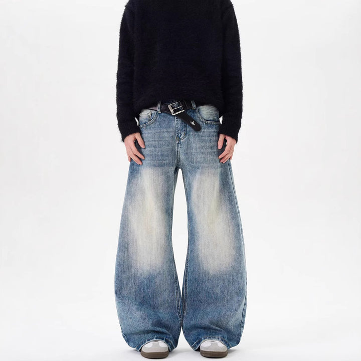Herren Hochgeschnittene Weitgeschnittene Jeans Echoarchiv