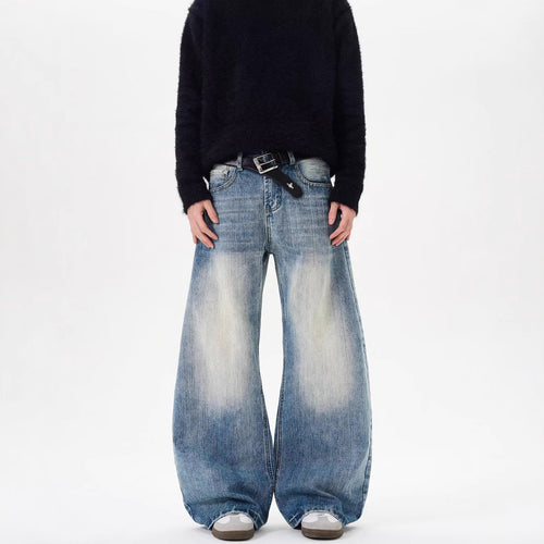 Herren Hochgeschnittene Weitgeschnittene Jeans Echoarchiv