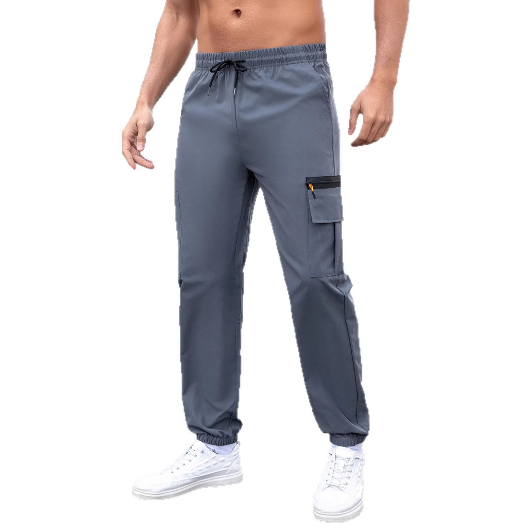 Herren Tech-Cargo-Jogginghose mit elastischem Tunnelzug, Reißverschluss‑Beintasche & eng anliegendem Fußbündchen Echo Archiv