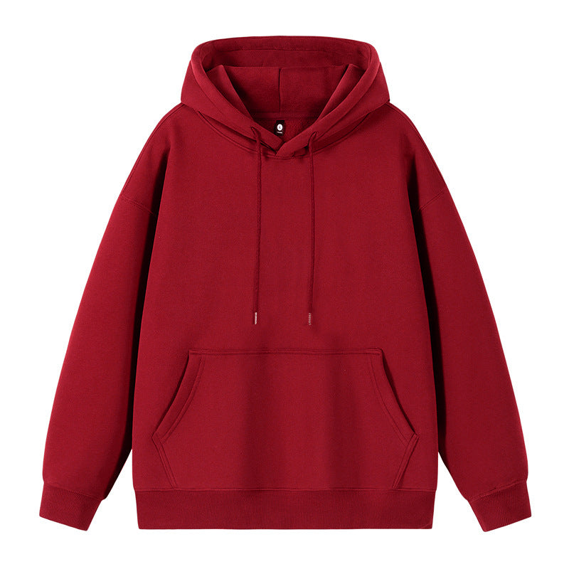 Unisex Oversize-Kapuzenpullover mit Kängurutasche und überschnittener Schulter Echo Archiv
