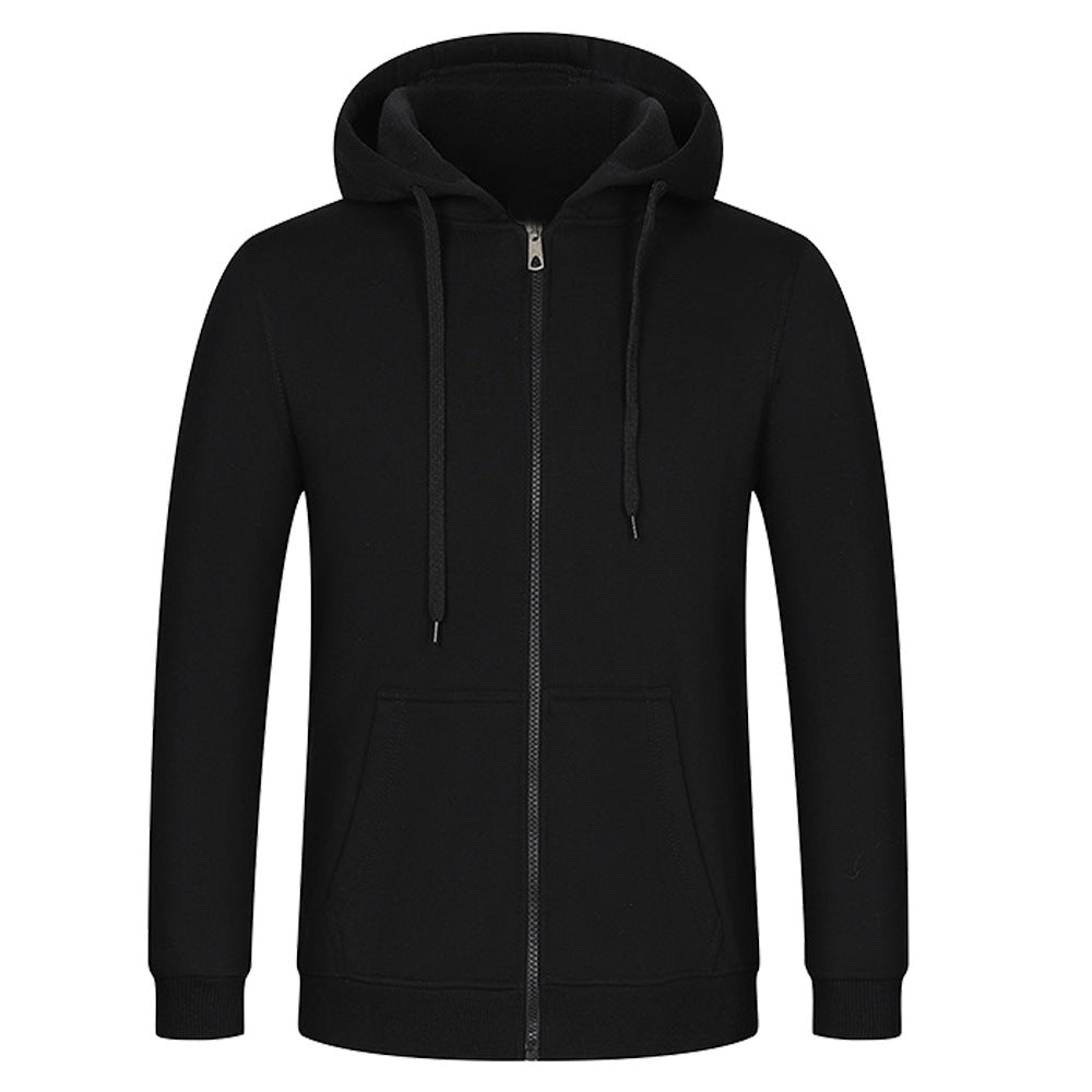 Herren Kapuzensweatshirt mit durchgehendem Reißverschluss und praktischen Taschen Echoarchiv