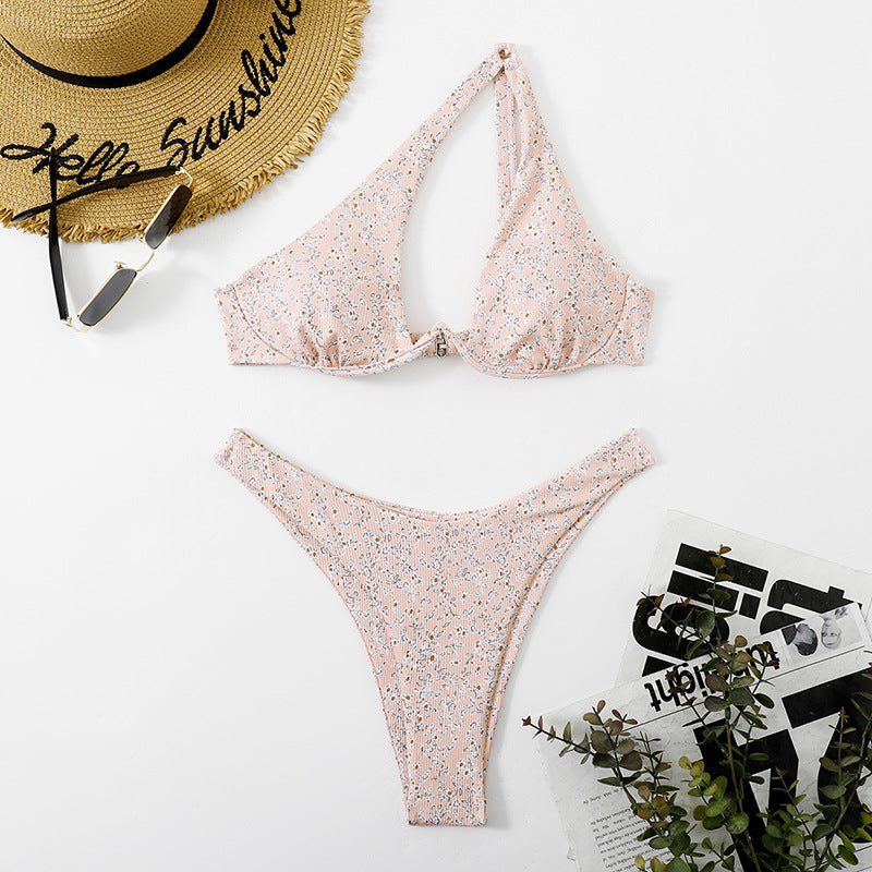 Damen Bikini-Set mit modernem Muster und komfortablem Schnitt Echo Archiv