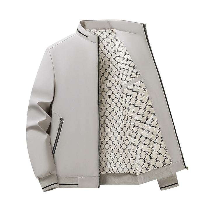Herren Modische Übergangsjacke mit hohem Kragen Echo Archiv