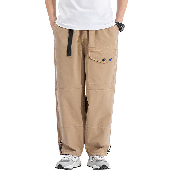 Herren bequeme Cargo-Hose mit vielen Taschen und elastischem Bund Echoarchiv