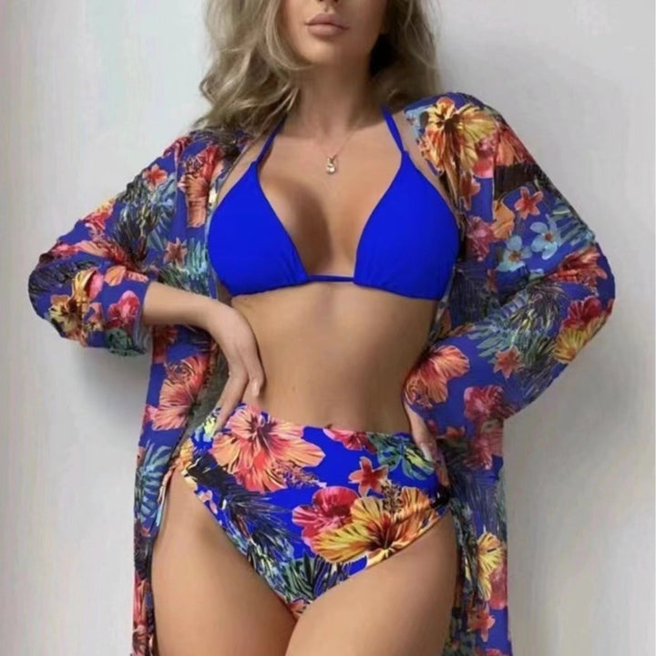 Damen modisches Bade-Set mit stylischem Kimono Echo Archiv