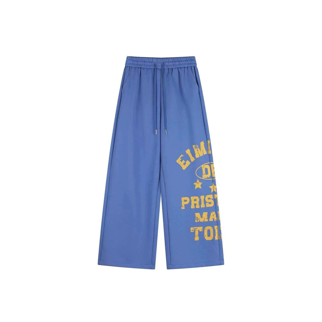 Damen Bequeme Breitbeinige Jogginghose Echoarchiv