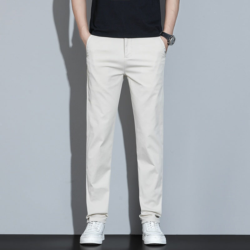 Herren Modische Slim-Fit Stoffhose Echo Archiv