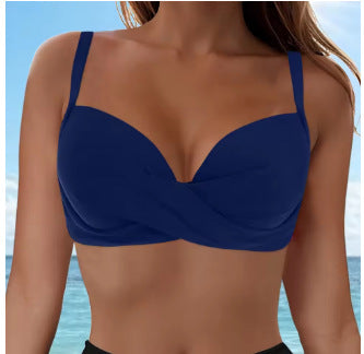 Damen Elegantes Bikinioberteil mit Wickeldesign Echo Archiv