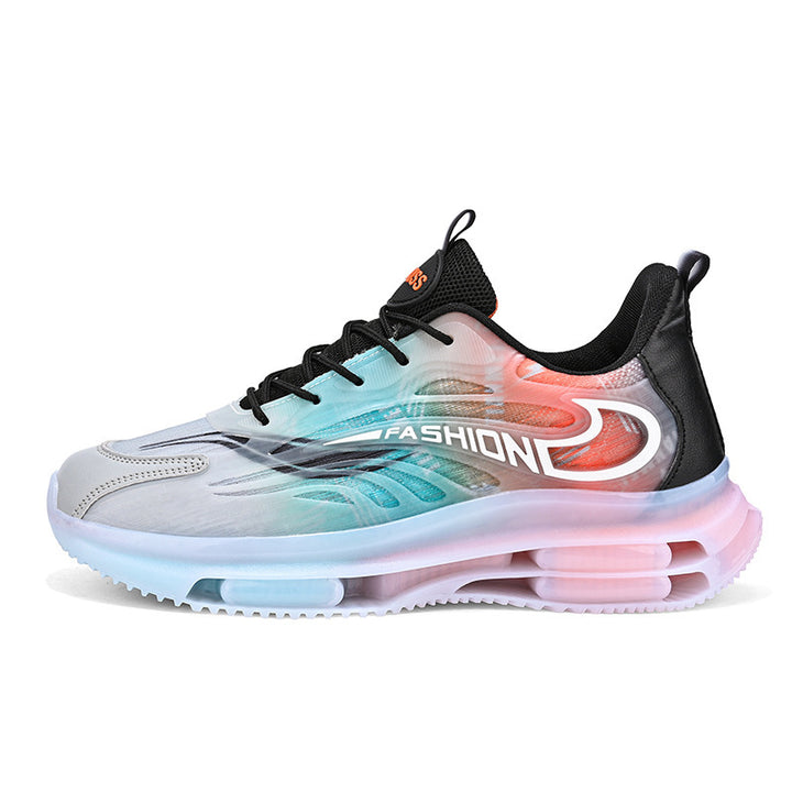 Herren sportlicher Luftkammersneaker mit transparentem TPU-Obermaterial, sichtbarer Luftkapsel und stoßdämpfender Plateausohle – Norré