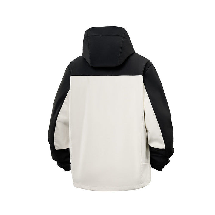Herren Softshell-Outdoorjacke mit Kapuze, wasserabweisend und kontrastierenden Einsätzen Echo Archiv