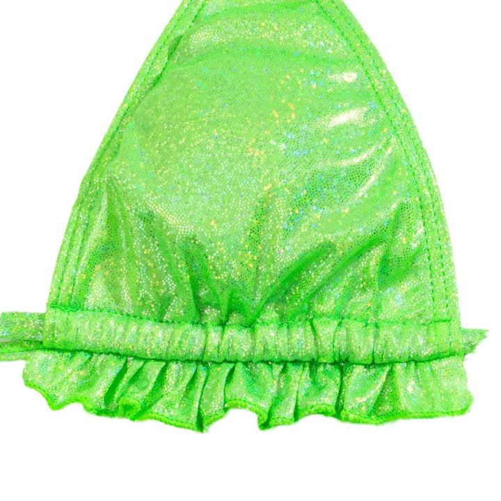 Damen Triangel-Bikini mit glitzernden Details und Raffungen Echo Archiv