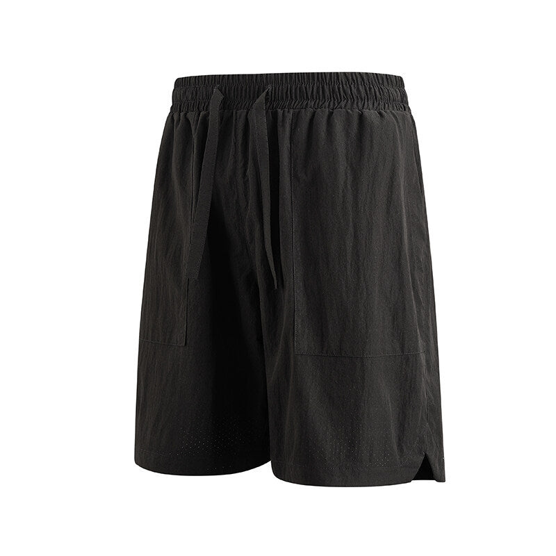 Herren bequeme Freizeitshorts mit elastischem Bund und praktischen Taschen Echoarchiv