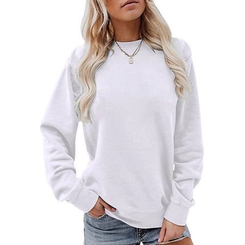 Damen nan lässiges Oversize Sweatshirt mit Rundhalsausschnitt und weichem Baumwollfleece Echo Archiv