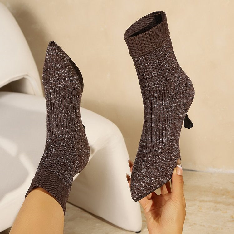Damen Elegante Ankle Boots mit Glitzer-Details Echo Archiv
