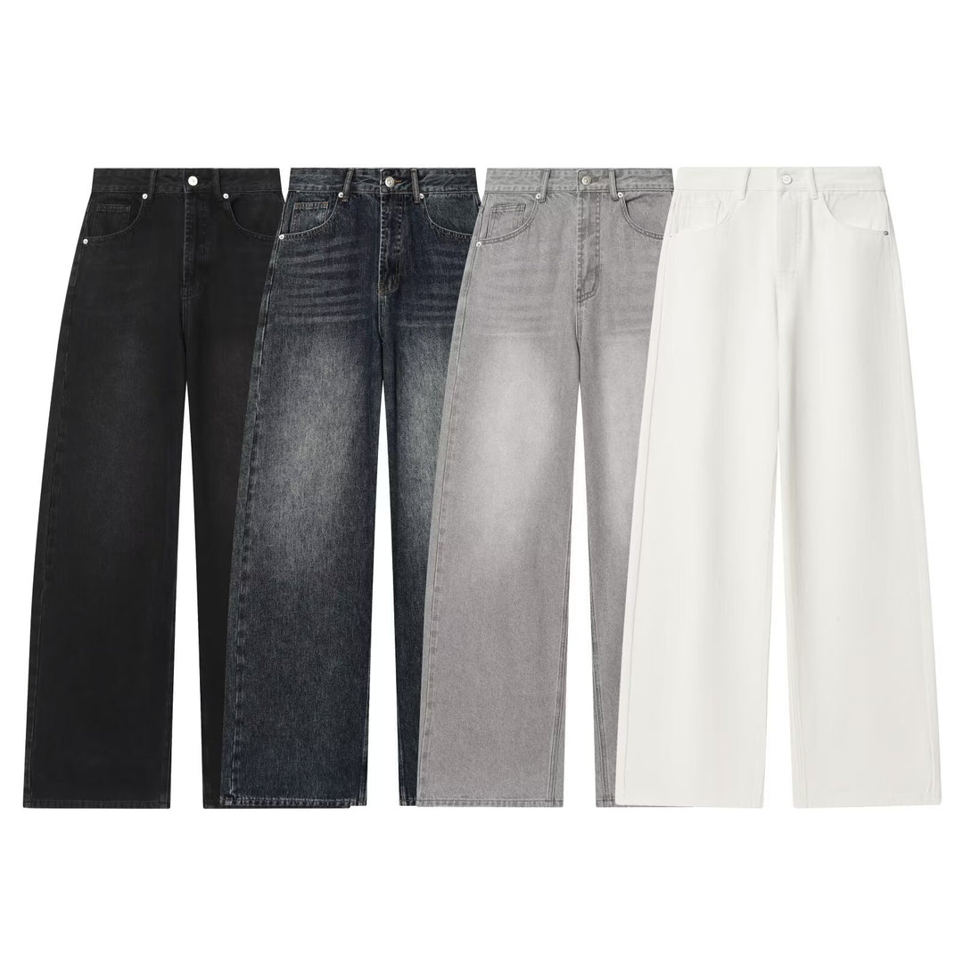 Damen Weite Highwaist-Culottehose mit Five-Pocket-Design und fließender Leinenoptik Echo Archiv