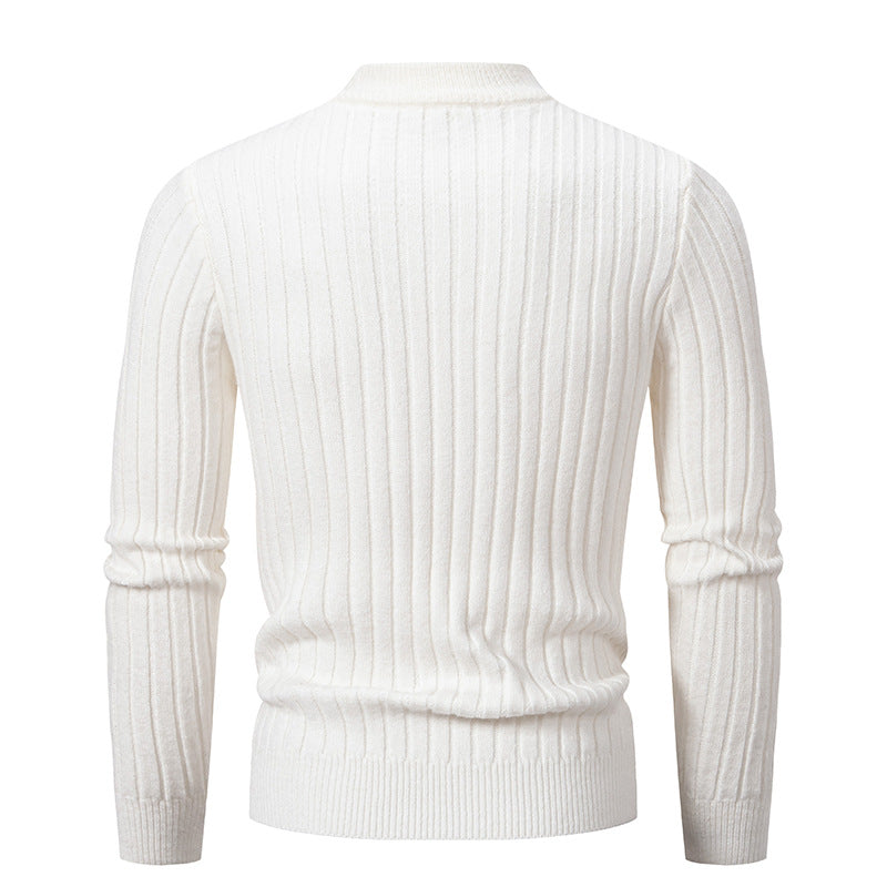 Herren Strickpullover mit modernem Zopfmuster Echoarchiv