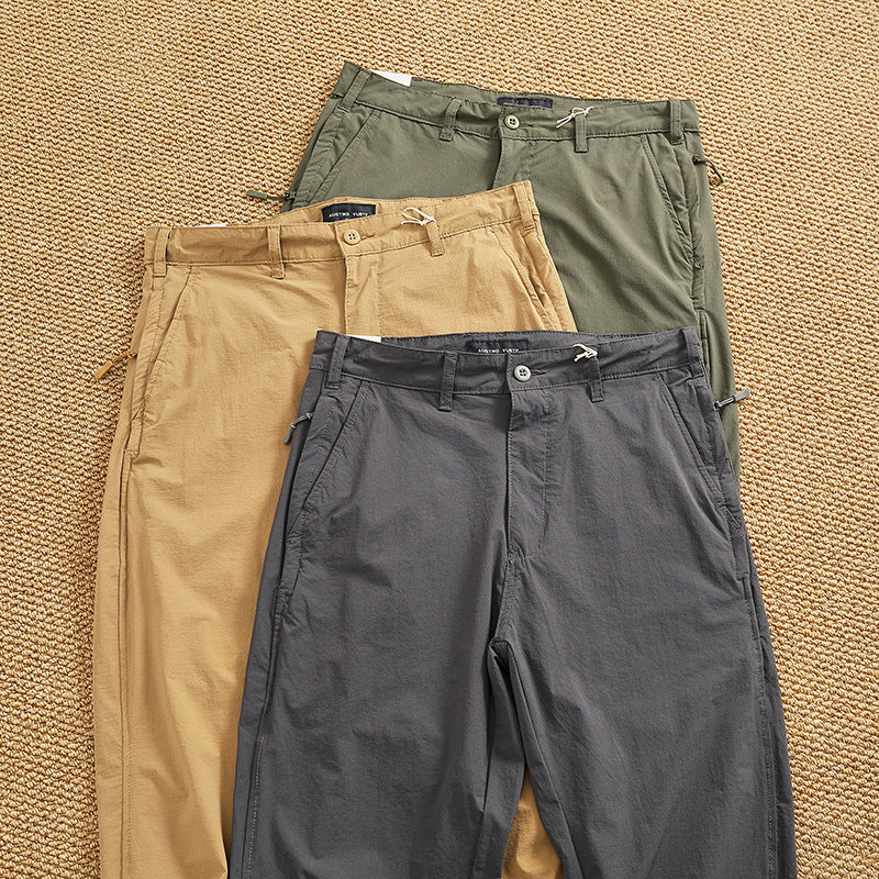 Herren Chino-Hose mit elastischem Bund und praktischen Eingrifftaschen Echoarchiv