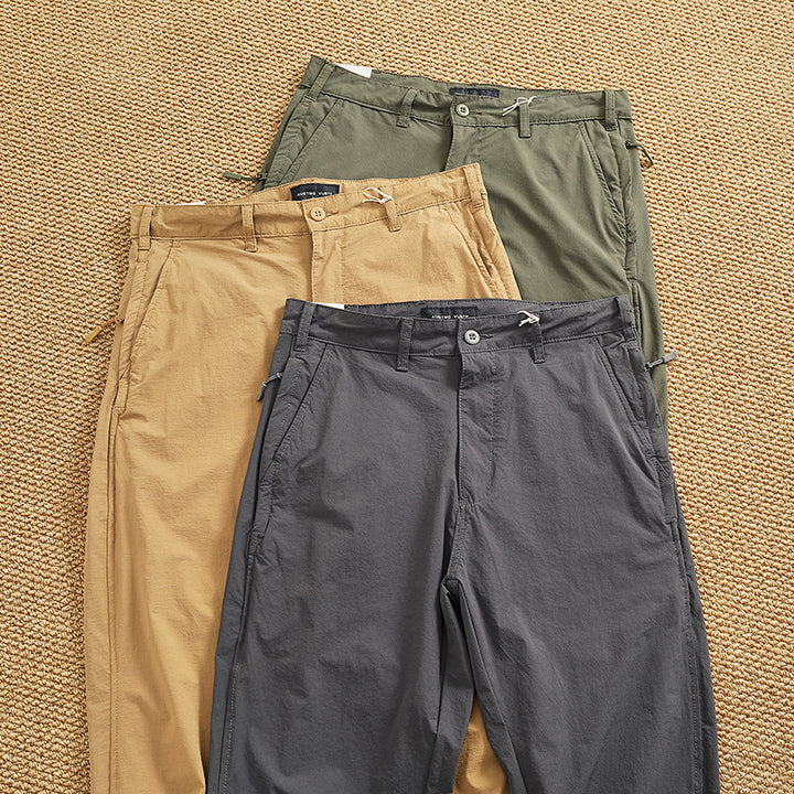Herren Chino-Hose mit elastischem Bund und praktischen Eingrifftaschen Echoarchiv
