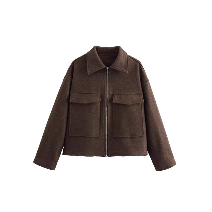 Damen Wärmeisolierte Overshirtjacke Echoarchiv