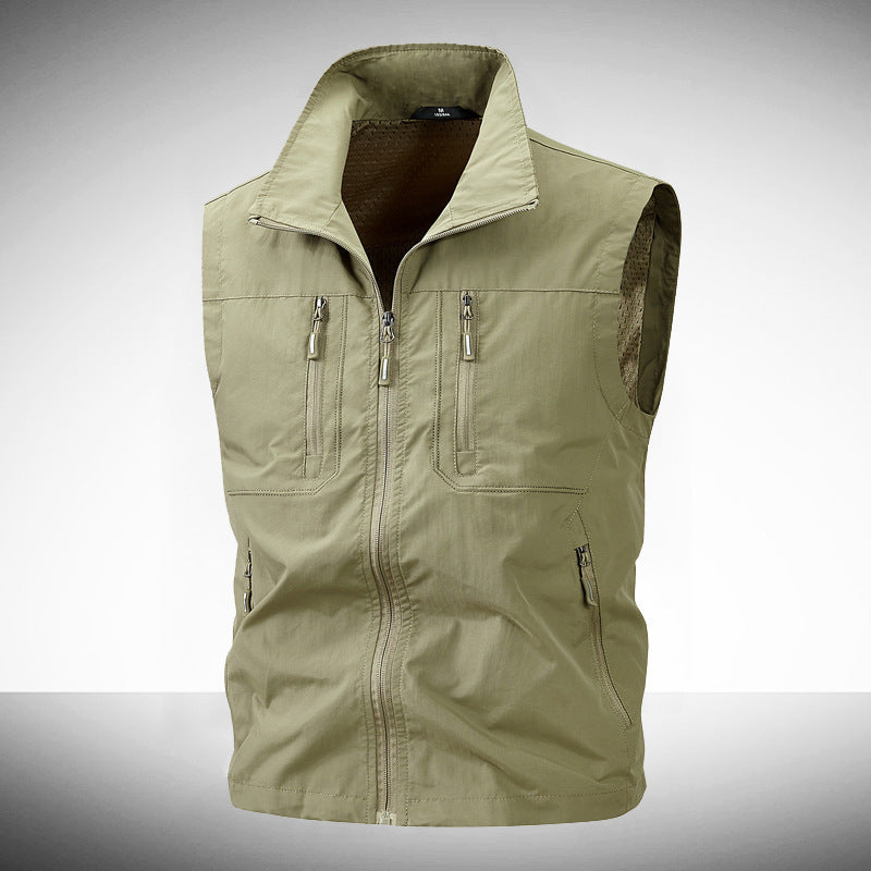 Herren Leichte Outdoor-Weste mit praktischen Taschen Echo Archiv