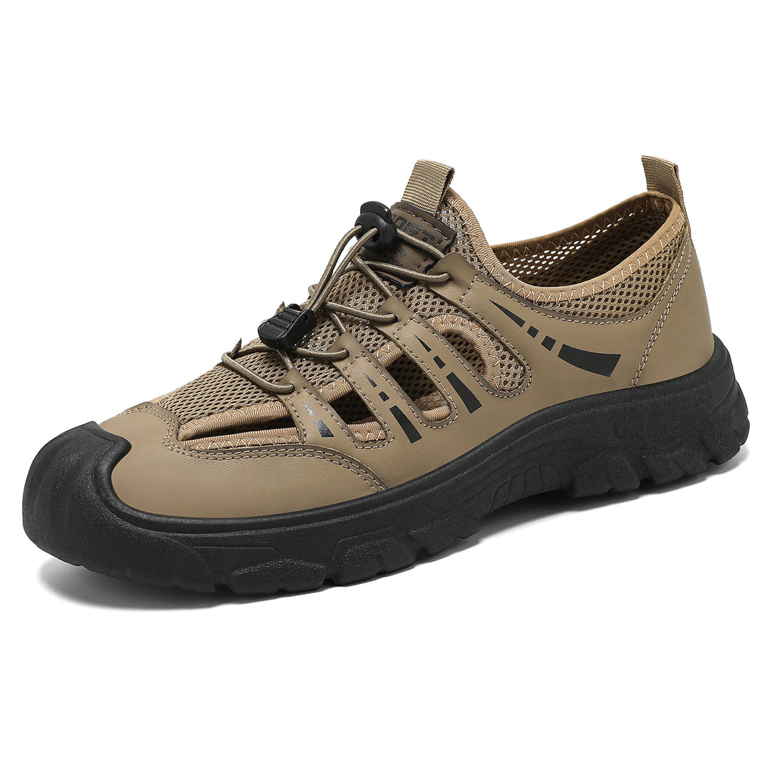 Herren nan robuster Outdoor-Sandalensneaker mit atmungsaktivem Mesh, Schnellzug-Bungee und griffiger Profilsohle Echo Archiv