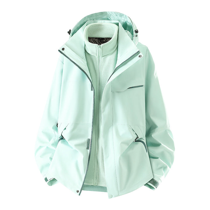 Damen funktionale Regenjacke Echo Archiv