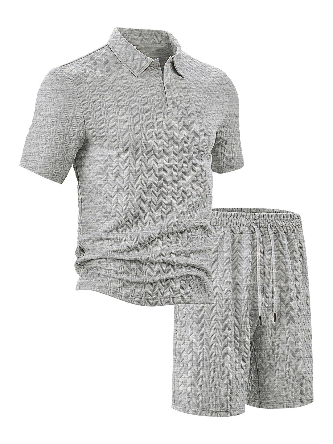 Herren Freizeit Polo und Shorts Set Echoarchiv