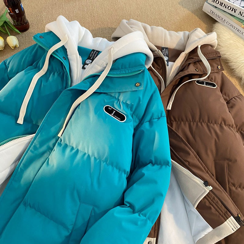 Damen Wattierte Parka-Jacke Echo Archiv