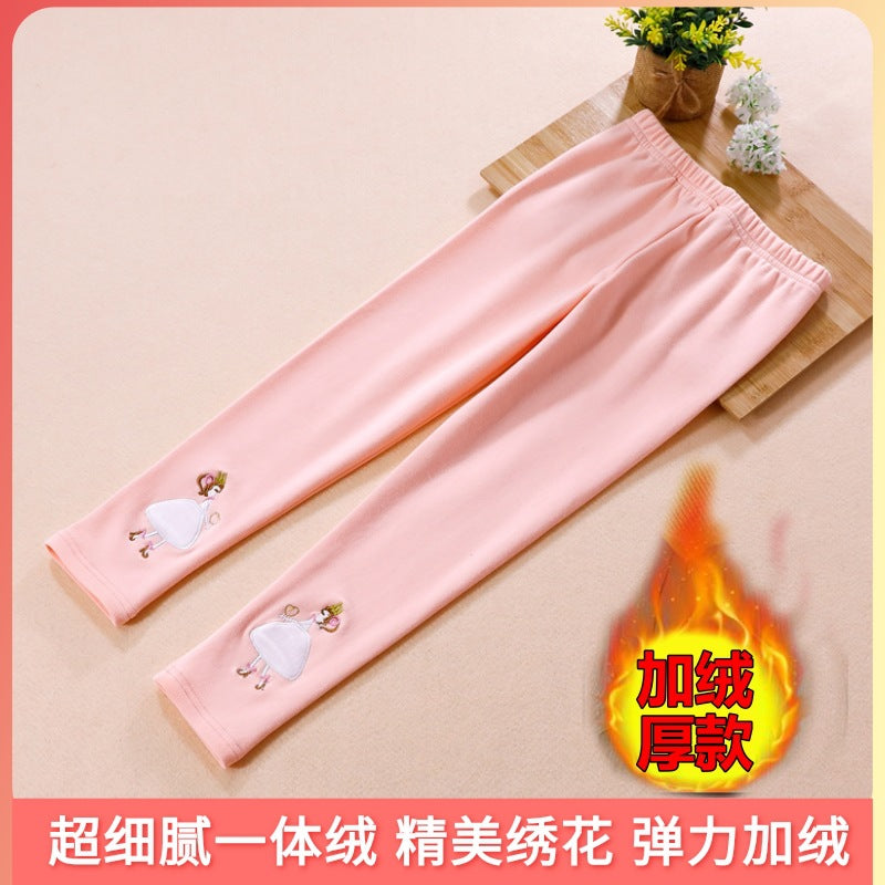 Mädchen Leggings mit buntem Applikationsdesign Echo Archiv