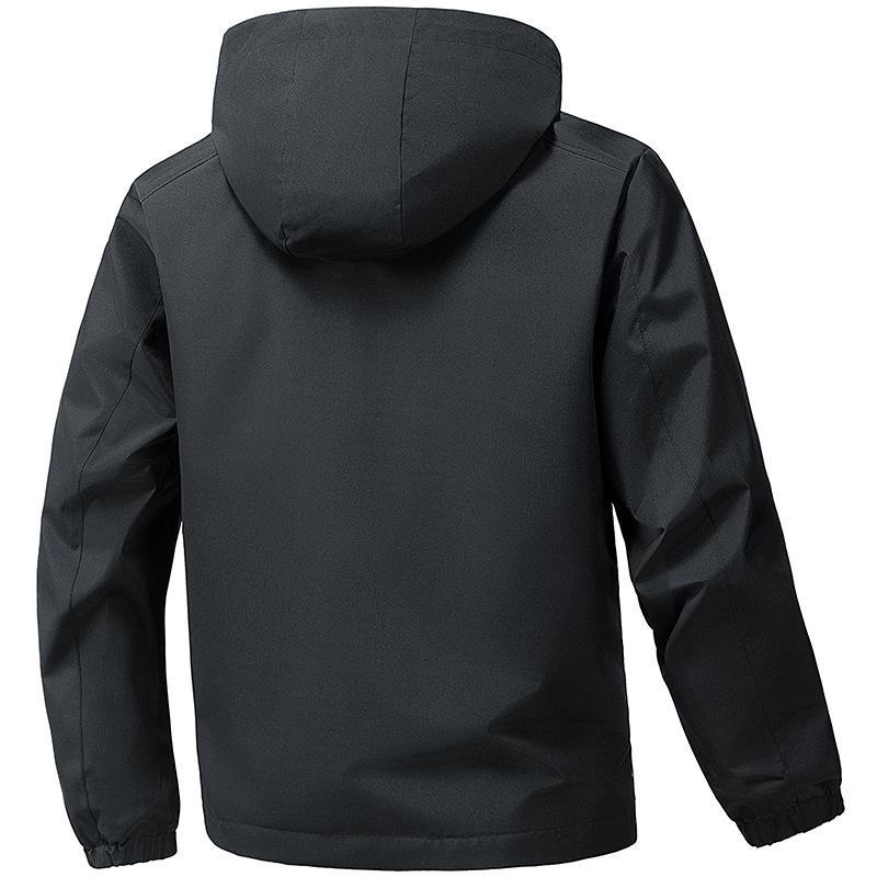 Herren technische Kapuzen-Softshelljacke mit verstellbarer Kapuze und Utility-Taschen Echo Archiv