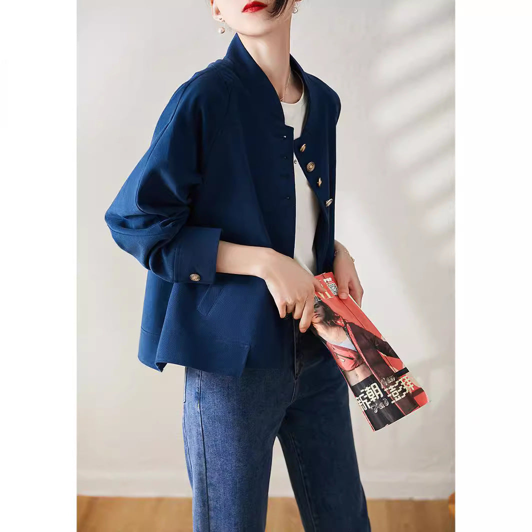 Damen Modische und elegante Jacke mit schmalem Schnitt Echoarchiv