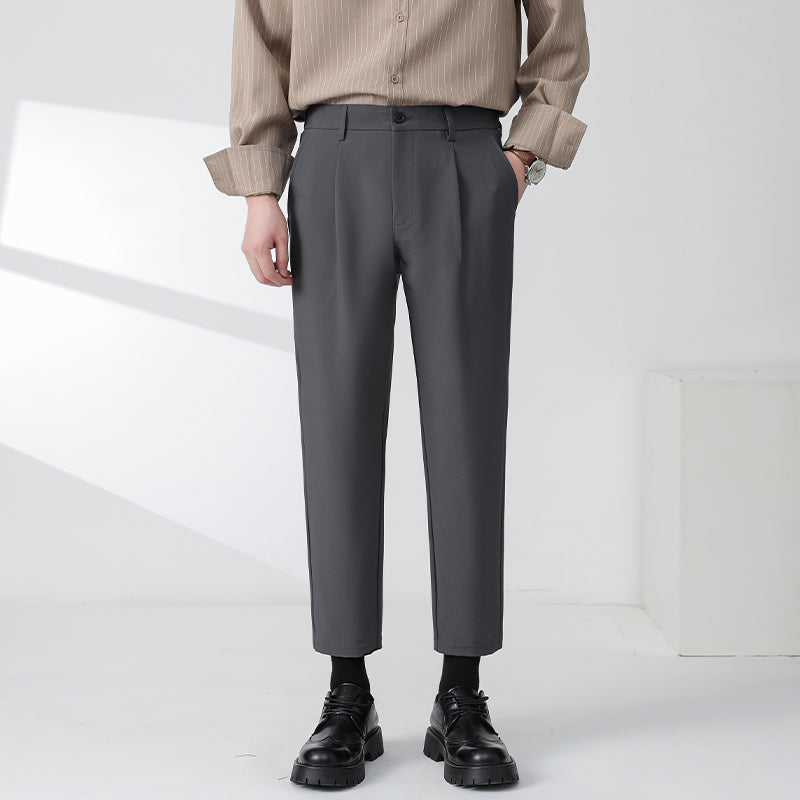 Herren Elegante Anzughose mit Struktur