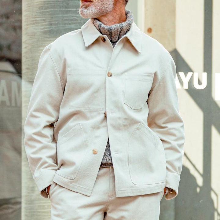 Herren Arbeitsjacke mit praktischen Taschen und robustem Stoff Echoarchiv