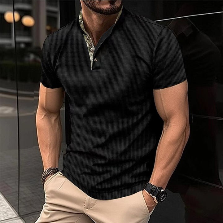 Herren Kurzarm Poloshirt mit hochwertigem Kragen Echoarchiv