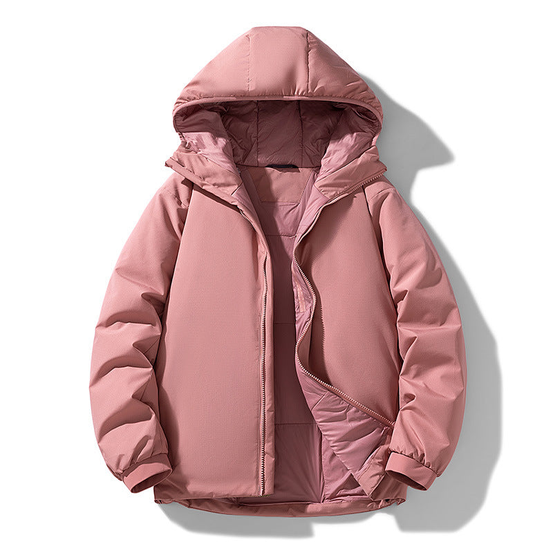 Herren Gefütterte Thermo-Winterjacke mit Kapuze, winddichter Shell und elastischen Bündchen Echo Archiv