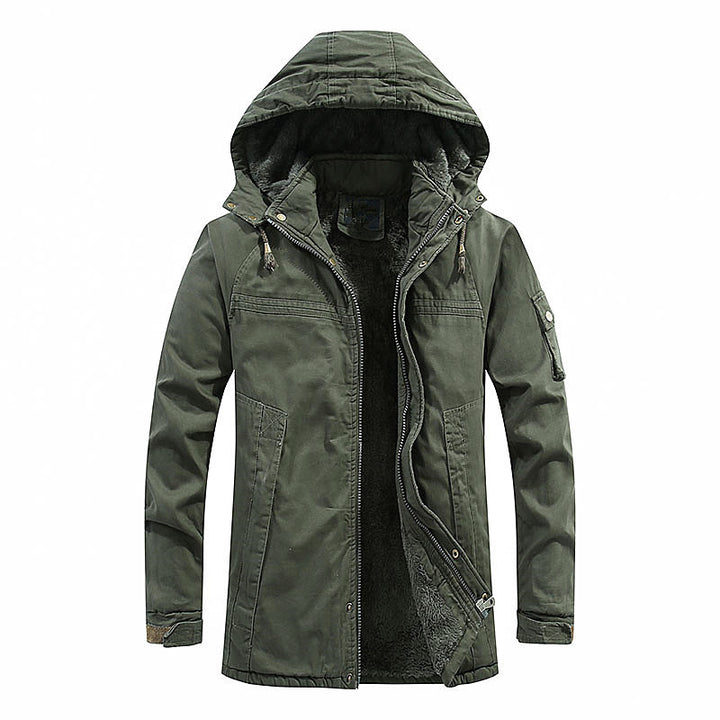 Herren funktionale Winterjacke mit enganliegendem Fleecefutter Echoarchiv